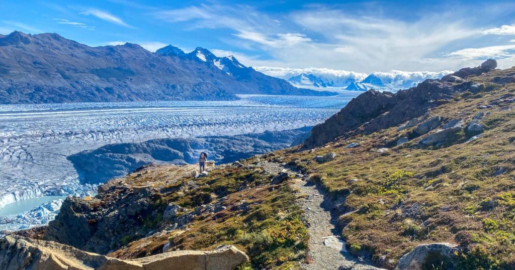 Feeling intense grateful for this beautiful landscape in Patagonia.